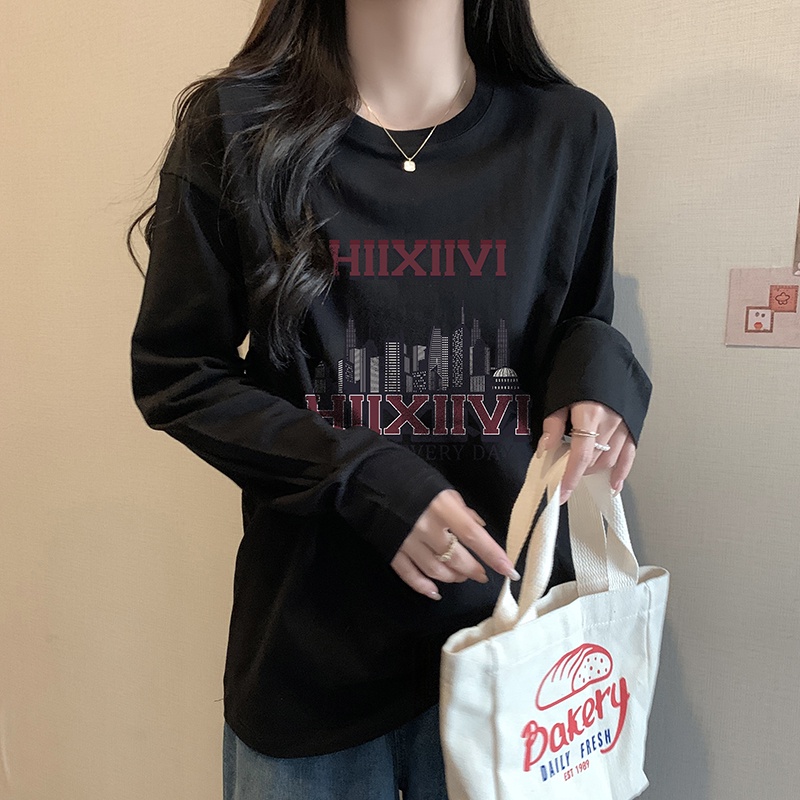 NRVP Áo Thun Nữ Dài Tay Thời Trang Hàn Quốc 2023