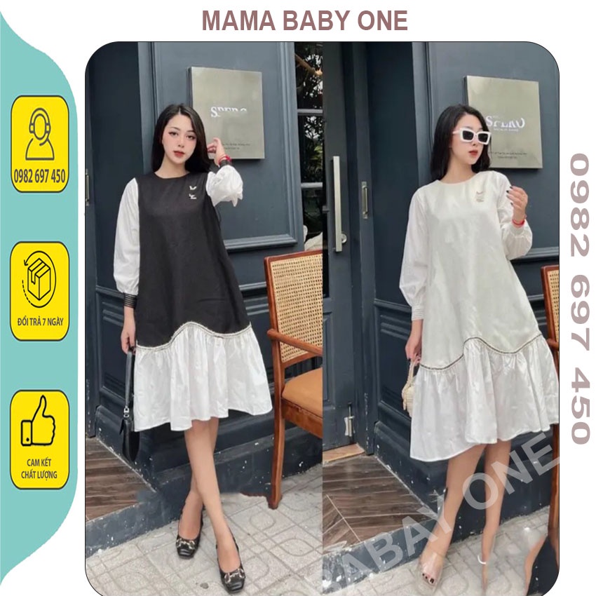 VÁY BẦU CÔNG SỞ THU ĐÔNG - ĐẦM BẦU THIẾT KẾ VẢI PHA DẠ, SANG CHẢNH TRẺ CHUNG ẤM ÁP CHO MẸ