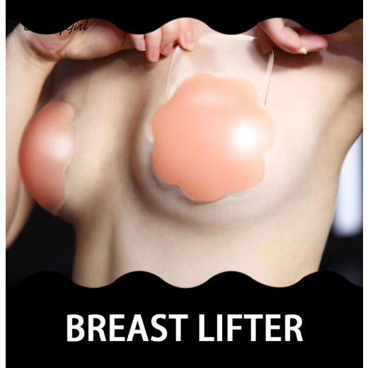 MsMona Miếng Dán Nâng Ngực Bằng Silicone Vô Hình Thoáng Khí Thời Trang 2022 Cho Nữ