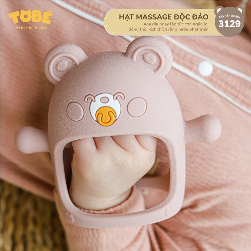 Gặm nướu Eco silicone cho bé cao cấp ToBé an toàn cho bé từ 3 tháng trở lên