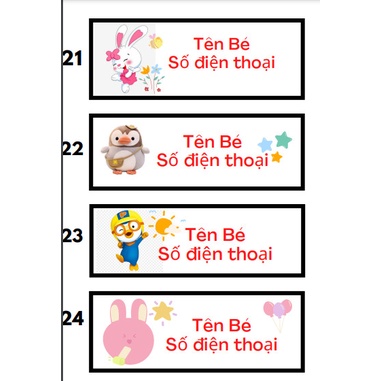 Mác lụa satin in theo tên riêng cho bé theo mẫu 50-100 cái- Phù hiệu cho bé.May trực tiếp vào áo-nhãn mác sài gòn