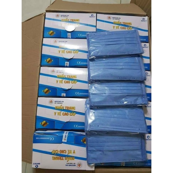 10 HỘP KHẨU TRANG ĐI MƯA KHÁNH AN
