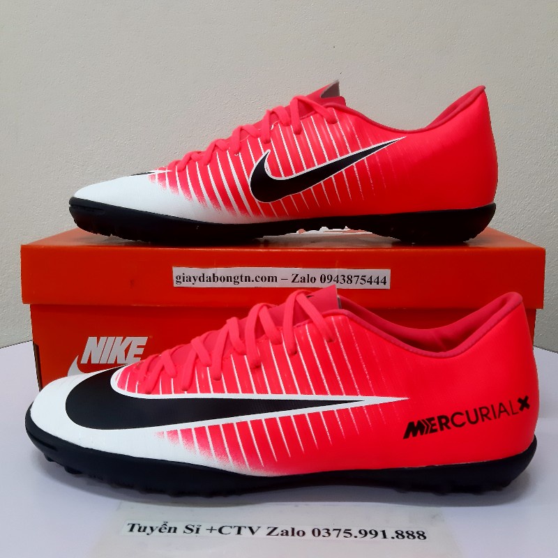 Giày đá bóng TQ Mercurical Victory VI TF Hồng