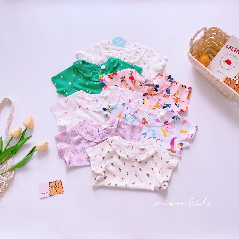 (6kg-17kg) Cộc tay cổ bèo mặt trời bé gái