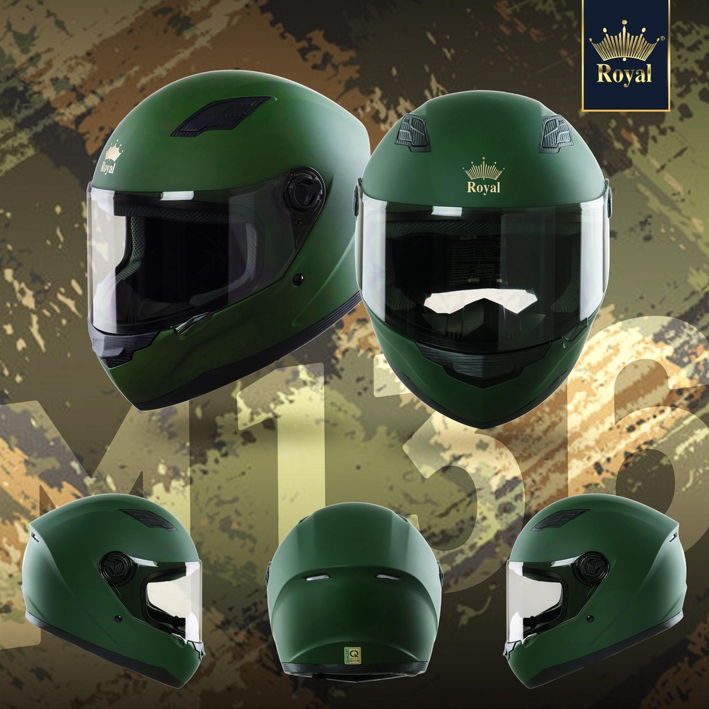 MŨ BẢO HIỂM FULLFACE CHÍNH HÃNG ROYAL M136