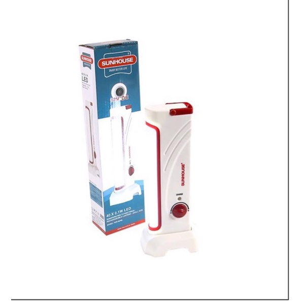 Đèn Tích Điện Đa Năng - SUNHOUSE SHE-8040L - Sử Dụng Lên Đến 25H - Pin Sạc - Tiết Kiệm Năng Lượng