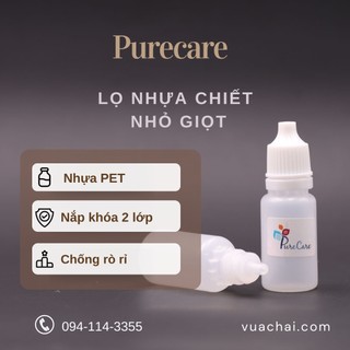 Chai nhỏ giọt 5ml 10ml 15ml 20ml trắng đục, nhỏ mắt nhỏ mũi mỹ phẩm, tinh dầu