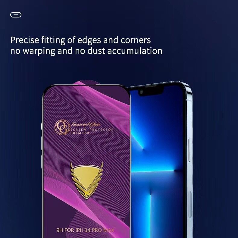 Kính Cường Lực HD Sang Trọng Cho iphone 14 Plus 14 Pro 14 13 12 11 Pro Max X XR XS Max 6 6S 7 8 Plus