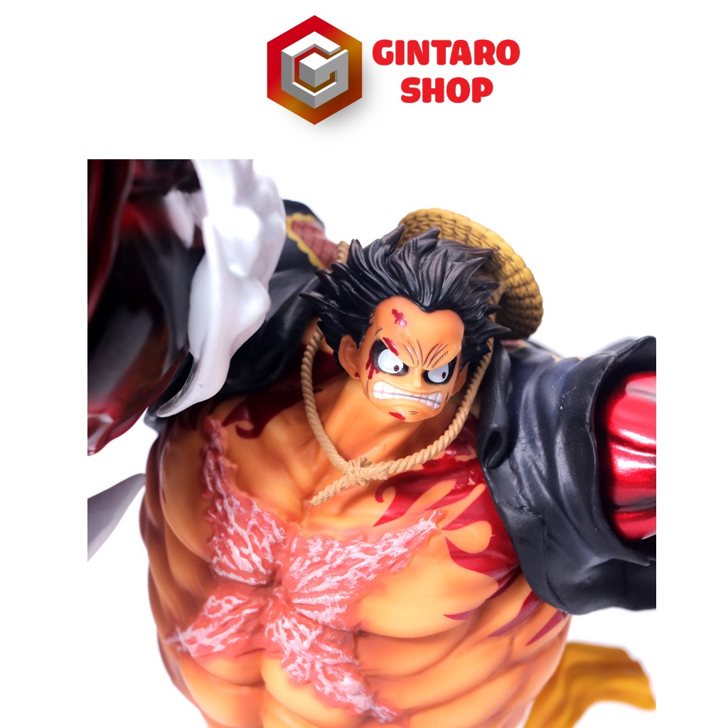 Mô hình Luffy Gear 4 phiên bản tay siêu to cực kỳ chi tiết, Mô hình One Piece Luffy Gear 4 siêu to cao 32cm Full Box
