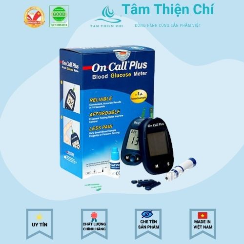Máy đo đường huyết ACON On Call Plus trọn bộ