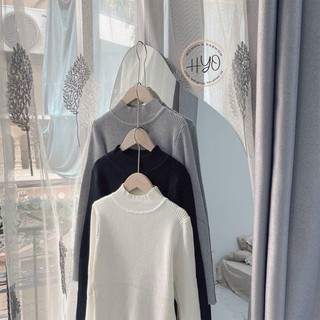 Áo len tăm cổ 3 phân dày dặn