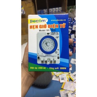 CÔNG TẮC HẸN GIỜ CÓ PIN DỰ PHÒNG DECOM