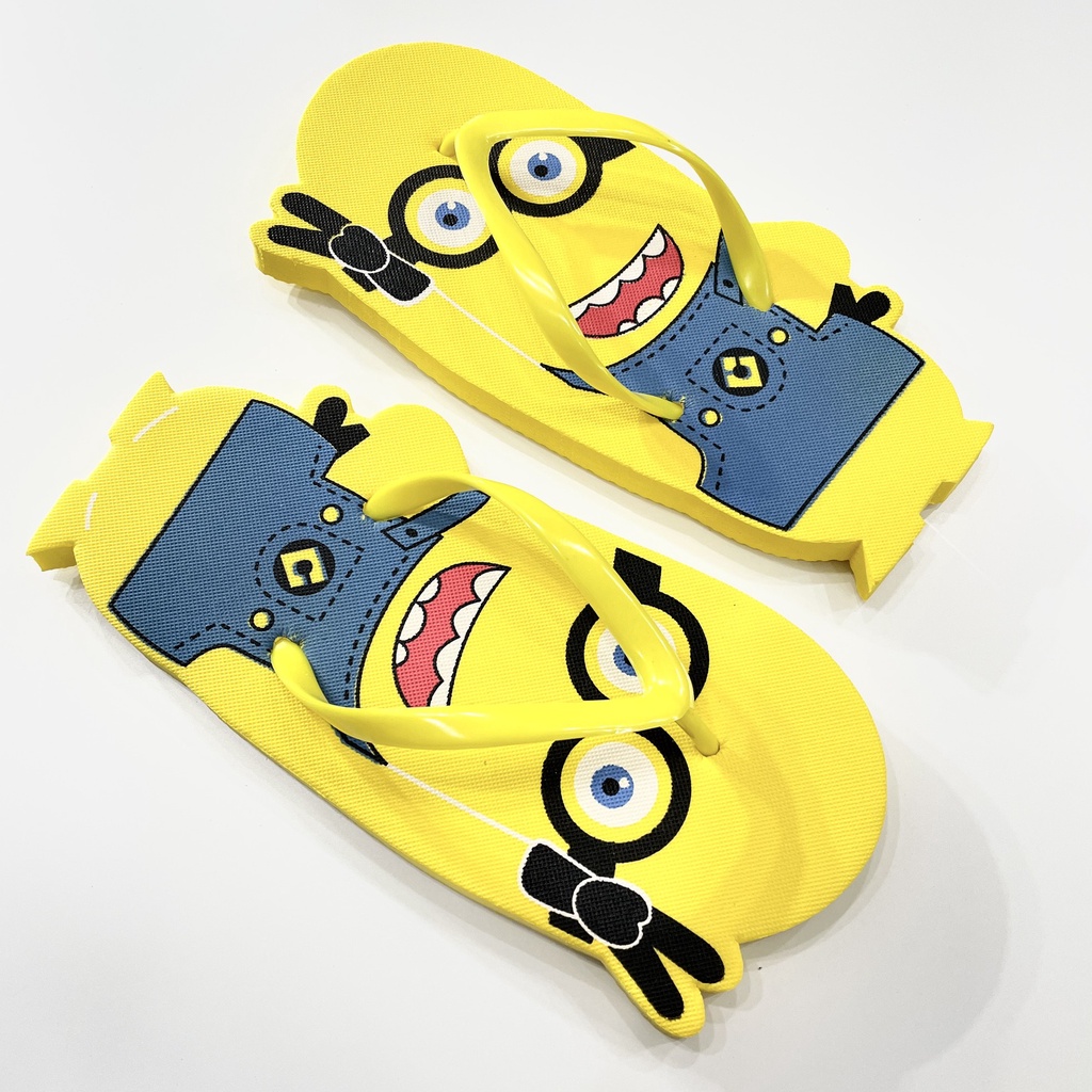 Dép kẹp xỏ ngón nữ Minions Banana hot trend dễ thương êm ái giá siêu rẻ cho các chị em.