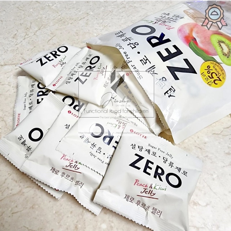 Kẹo dẻo KHÔNG ĐƯỜNG Lotte tách lẻ 15gr