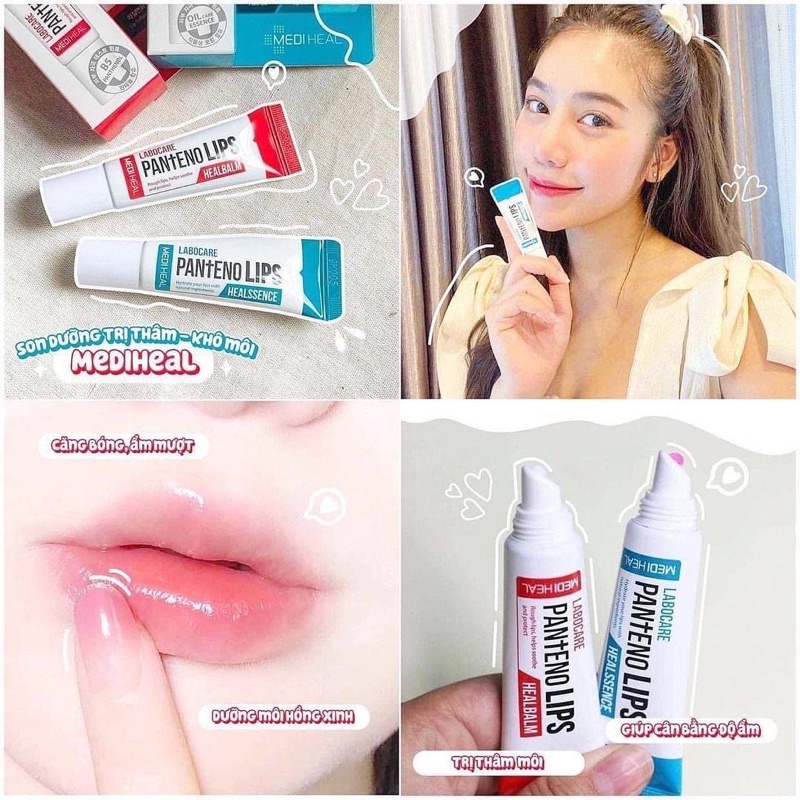Son dưỡng môi Mediheal Labocare Panteno lips làm hồng môi giữ ẩm siêu tốt chính hãng