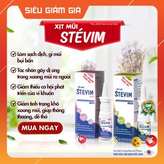 Chai xịt mũi vệ sinh mũi cho trẻ em và người lớn Stevim 30ml