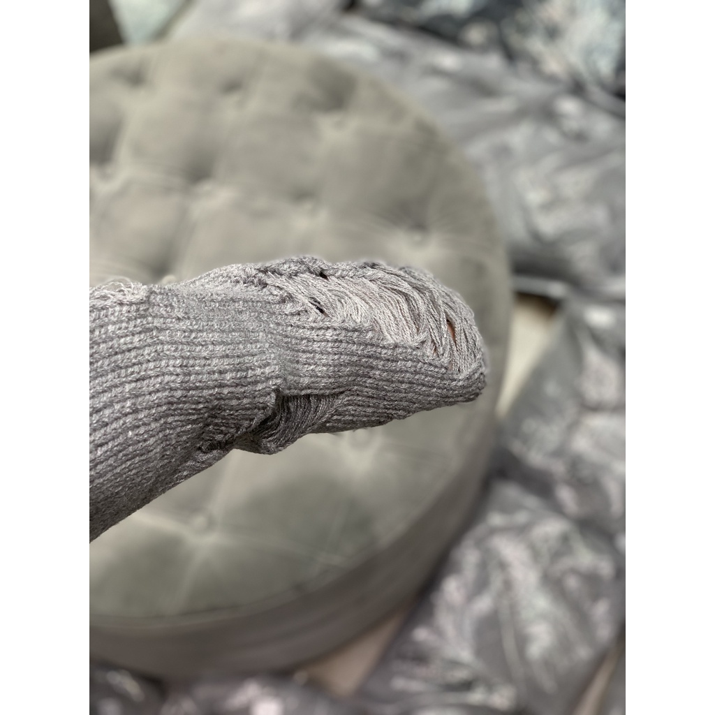 ÁO LEN RÁCH CHROME HEARTS 2.0 HÀNG QUẢNG CHÂU CAO CẤP. ÁO LEN THỜI TRANG LUXURY SANG TRỌNG