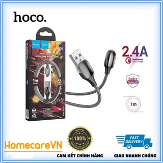 Cáp sạc tự ngắt thông minh hoco du05/u35/u79 chính hãng - dây sạc nhanh tự ngắt dây dù sạc 12w cho 6->14pro max
