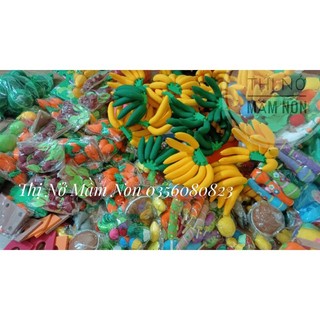 Củ quả nỉ đồ dùng mầm non
