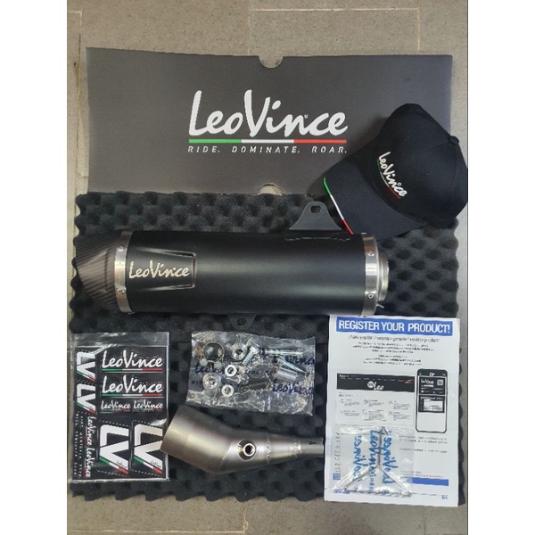 Pô Leovince LV One Evo Slip-On Nero chính hãng