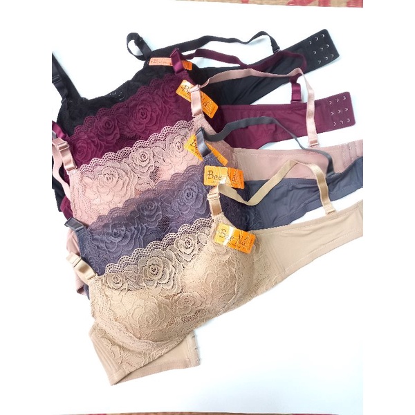 Áo lót nữ bigsize ren quây nâng ngực, áo ngực bigsize Thái Lan Sister Hood, Beena 1029