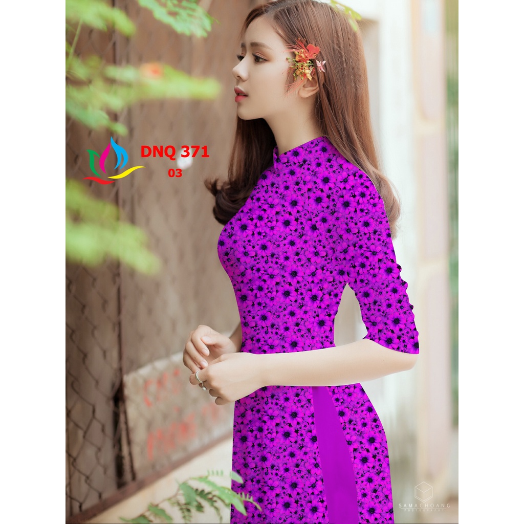 VẢI ÁO DÀI HOA NHÍ