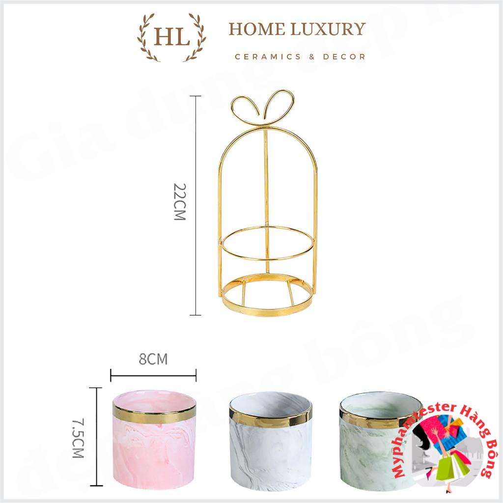 Giỏ Sứ khung hợp kim mạ vàng | LẴNG SỨ VÂN ĐÁ | GIỎ SỨ VÂN ĐÁ , đồ gia dụng thông minh, tiện ích