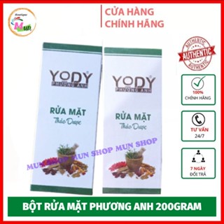 Bột rửa mặt thảo dược Yody white Phương Anh hộp 100g