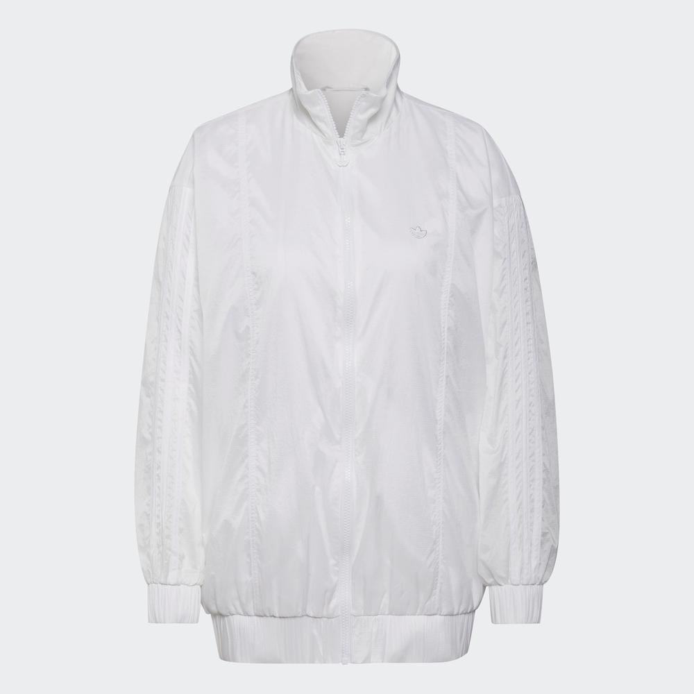 Áo Khoác adidas ORIGINALS Nữ Track Jacket Ripstop Oversize Adicolor Màu trắng H11422
