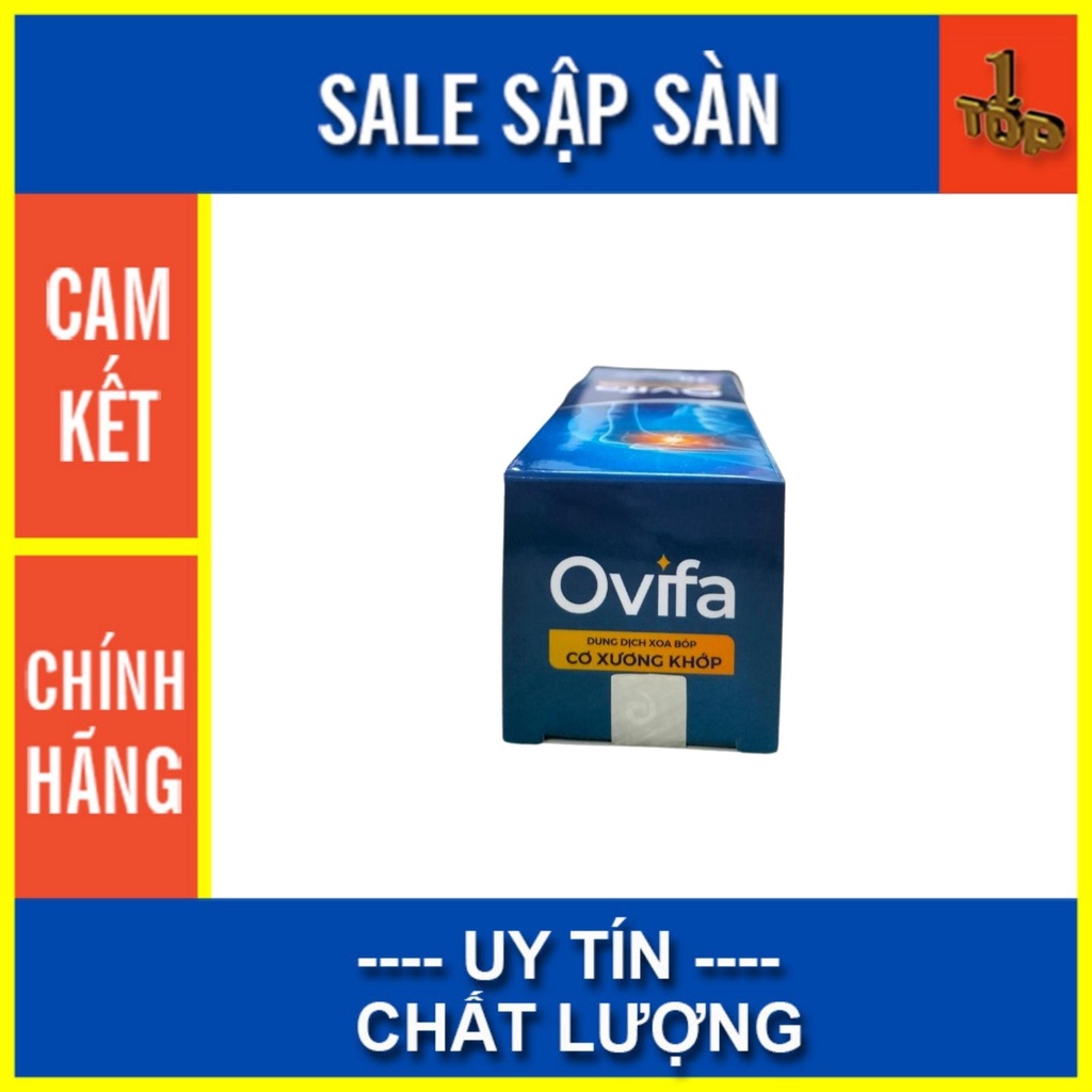 Dung Dịch Xoa Bóp Cơ Xương Khớp Ovifa - Giảm Đau Mỏi Vai Gáy - Hộp 60 mL - Top 1 Pharmacy