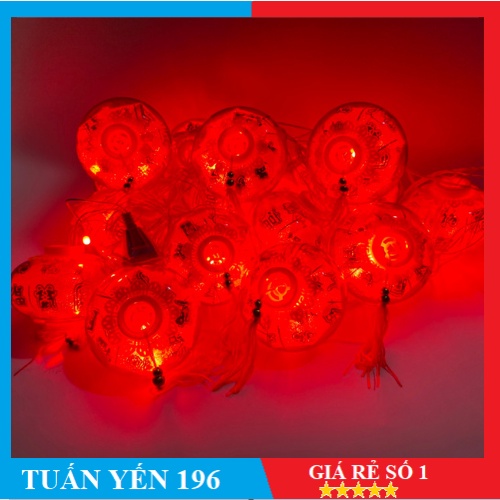 LỒNG ĐÈN ĐỎ CHỮ PHÚC - ĐÈN DÂY CHỚP TRANG TRÍ TẾT MỚI NHẤT NĂM 2023