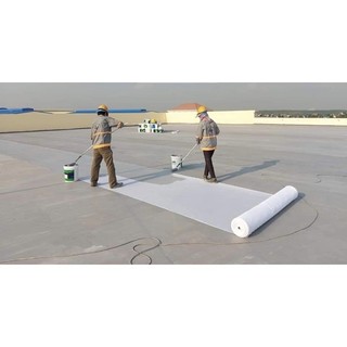 👷🏻‍♀️ Vải Gia Cố - Sợi polyester Chống Thấm, Sàn Mái ( 1M x 10M)