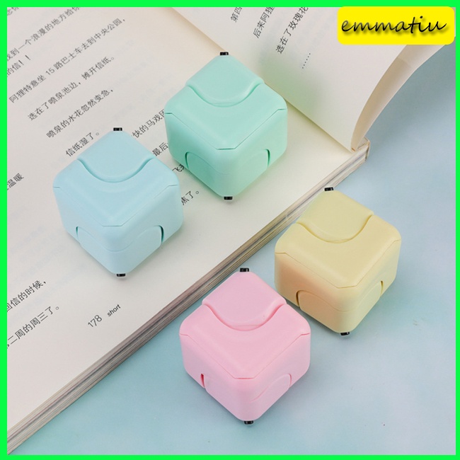 Hàng Sẵn Sàng!! Con Quay Đồ Chơi Fidget Spinner HìNh KhốI Vuông NhiềU MàU SắC GiúP GiảM Stress