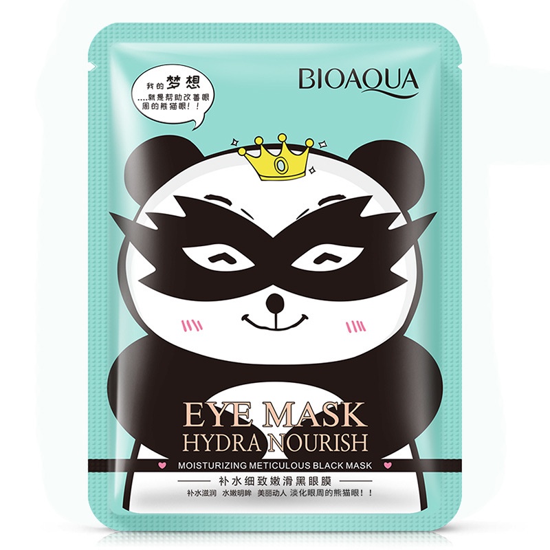 Mặt Nạ Mắt Bioaqua Mặt Nạ Gấu Trúc Giảm Thâm Mắt Dưỡng Ẩm Trẻ Hóa Luxuka MNB19 (15g)