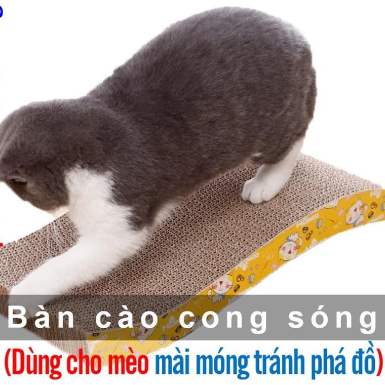 Orgo New- Cào móng mèo bằng giấy (có 2 loại) hanpet - bàn cào móng cho mèo kiêm mài móng