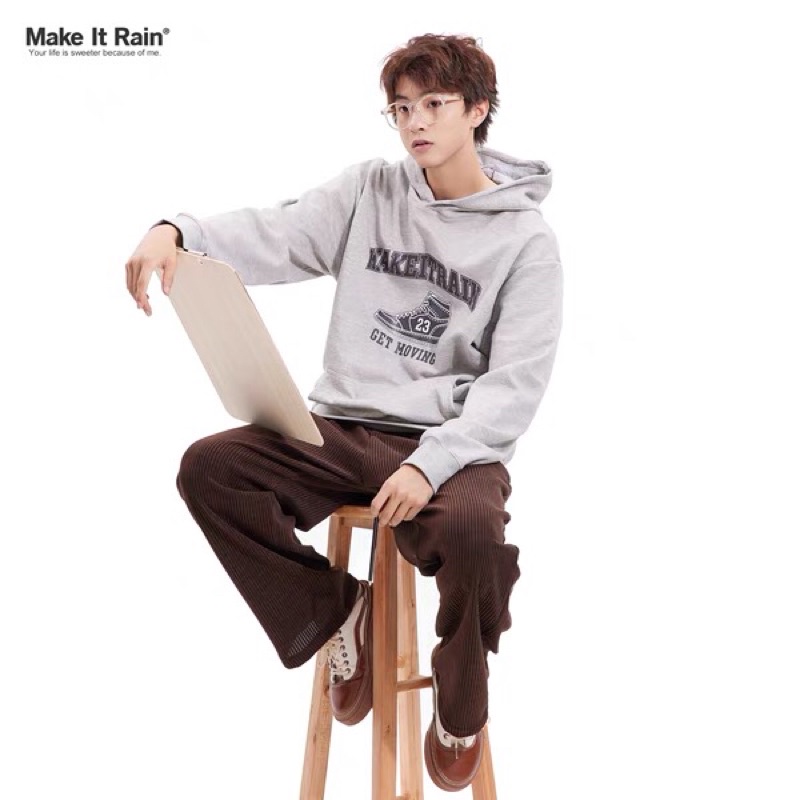 Áo hoodie make it rain sale (có sẵn) get moving
