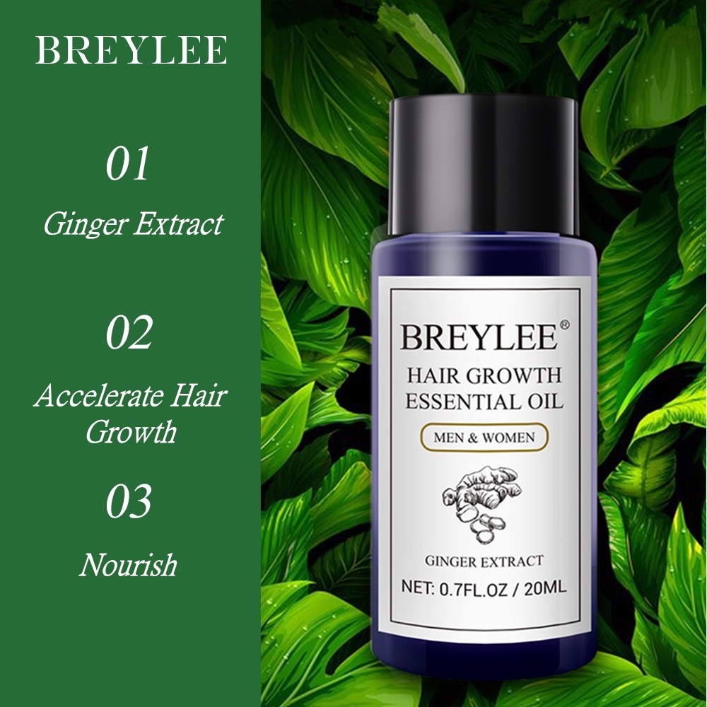 Tinh Dầu Mọc Tóc BREYLEE Kích Mọc Tóc, Giảm Rụng Tóc, Dưỡng Dài, Xịt Mọc Tóc 20ml