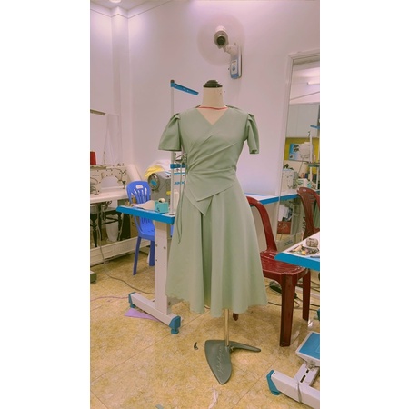 💕HOT Có BIGSIZE nữ 80kg nam 100kg 💕 Áo váy đôi nam nữ xanh mint hot trend