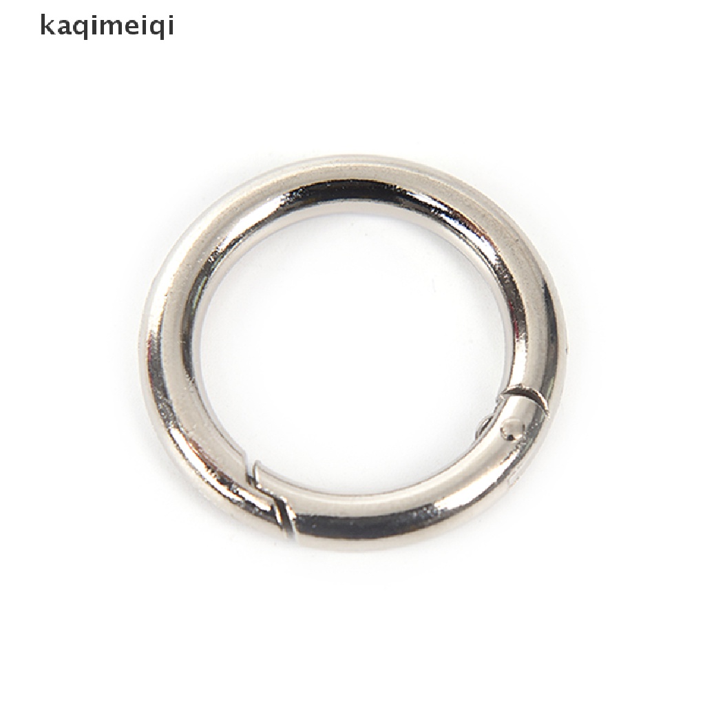 Set 5 Móc Khóa Tròn Bằng Kim Loại 25mm