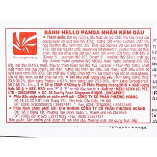 Bánh Hello Panda Strawberry 50g