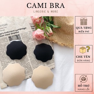 Dán ti lụa hình bông hoa siêu dính chống nước chống rơi, miếng dán nhũ hoa siêu chắc C06