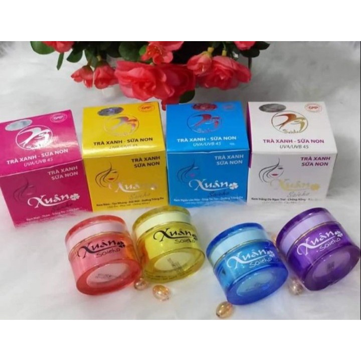 Kem XUÂN NÁM TÀN NHANG Seiho Trà Xanh Sữa Non