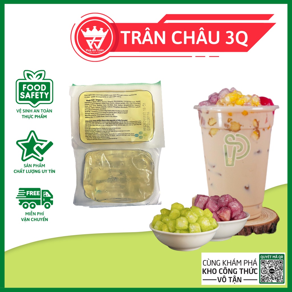 Trân Châu 3Q Đài Loan Bịch 60GR