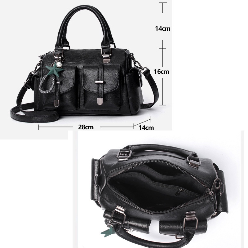 Túi Xách Da Mềm Sức Chứa Lớn Hợp Thời Trang Dễ Phối Đồ