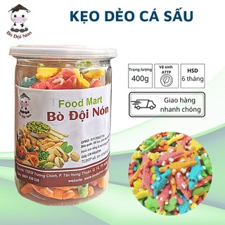 300gr kẹo dẻo cá sấu vị trái cây | bò đội nón shop
