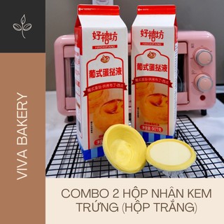 Combo 2 hộp kem trứng Vivabakery làm bánh tart vị béo ngọt VV1