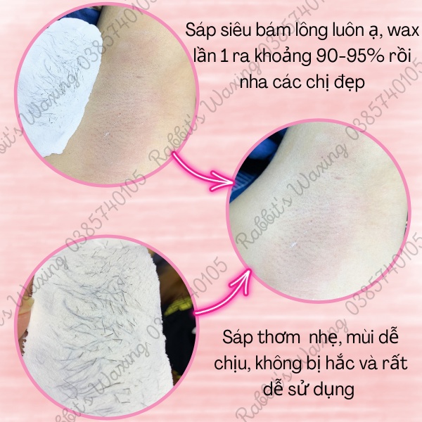 100G Sáp thơm wax lông cao cấp + Mỡ trăn nguyên chất dưỡng da