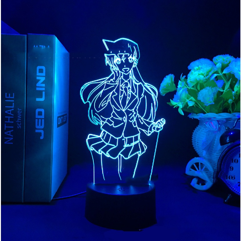 Đèn Ngủ LED 3d Bằng Acrylic Hình Thám Tử Conan Hoạt Hình Sạc USB Dành Cho Trang Trí Nhà Cửa YT2