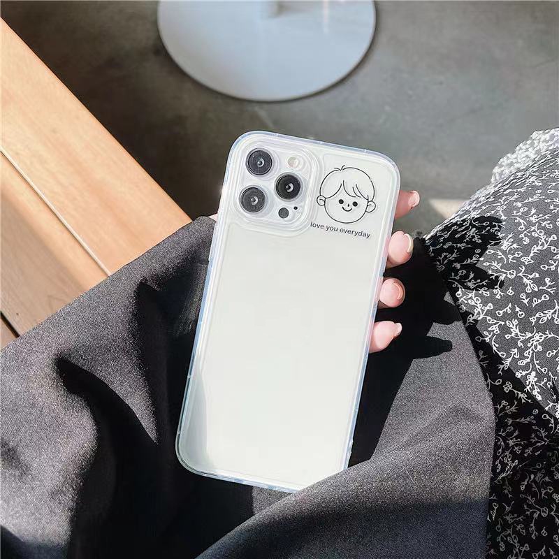 Ốp lưng iphone cặp đôi love silicon bảo vệ cam7 8 Plus 6 6s Plus 11 13 12 14 Pro MAX XR X XS MAX mini SE 2020 u005