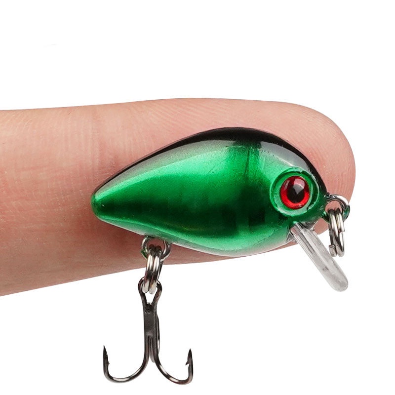 Mồi ruồi câu cá dài 3cm nặng 1,5gr Docaulure25 Mồi giả câu cá siêu nhạy chuyên rô phi, lóc, chuối, câu mương..